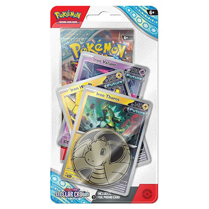 Pokemon - Scarlet & Violet 7 - Stellar Crown - Premium Checklane Blister - Iron Thorns