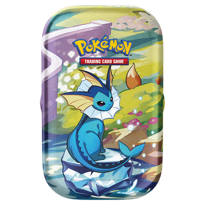 PRE-ORDER: Pokemon - Scarlet & Violet 8.5 - Prismatic Evolutions - Mini Tin - Vaporeon