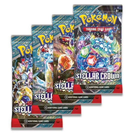 PRE-ORDER: Pokemon - Scarlet & Violet 7 - Stellar Crown - Booster Pack