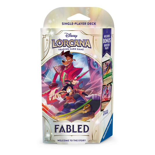 Pre-Order: Disney Lorcana: Fabled Starter Deck - Set 9 - Max Goof & Powerline
