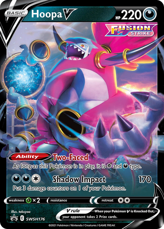Pokemon Singles - SWSH Black Star Promos - Hoopa V SWSH176