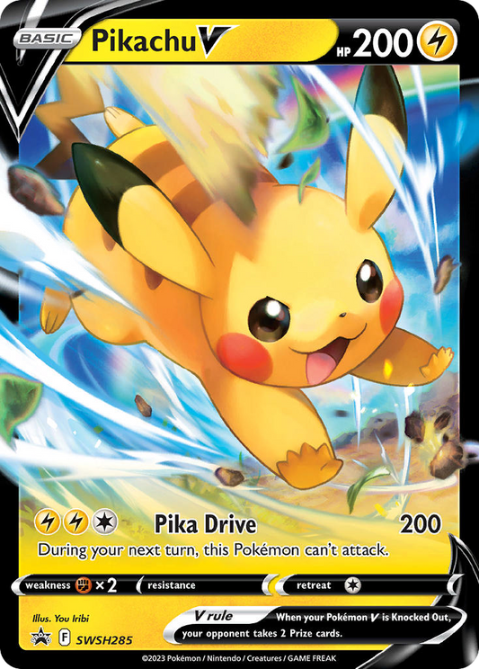 Pokemon Singles - SWSH Black Star Promos - Pikachu V SWSH285