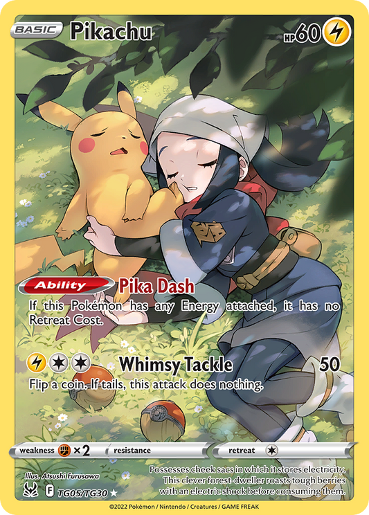 Pokemon Singles - Lost Origin Trainer Gallery - Pikachu TG05/30