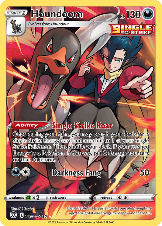 Pokemon Singles - Brilliant Stars Trainer Gallery - Houndoom TG10/30