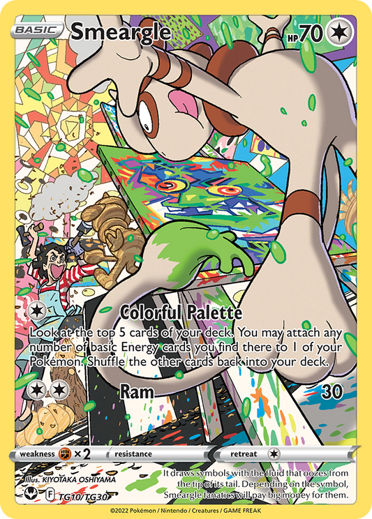Pokemon Singles - Silver Tempest Trainer Gallery - Smeargle TG10/TG30