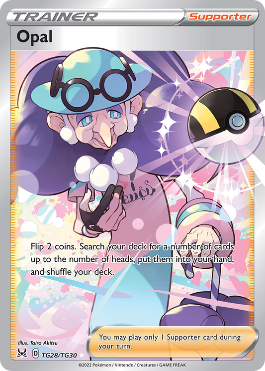 Pokemon Singles - Lost Origin Trainer Gallery - Opal TG28/30