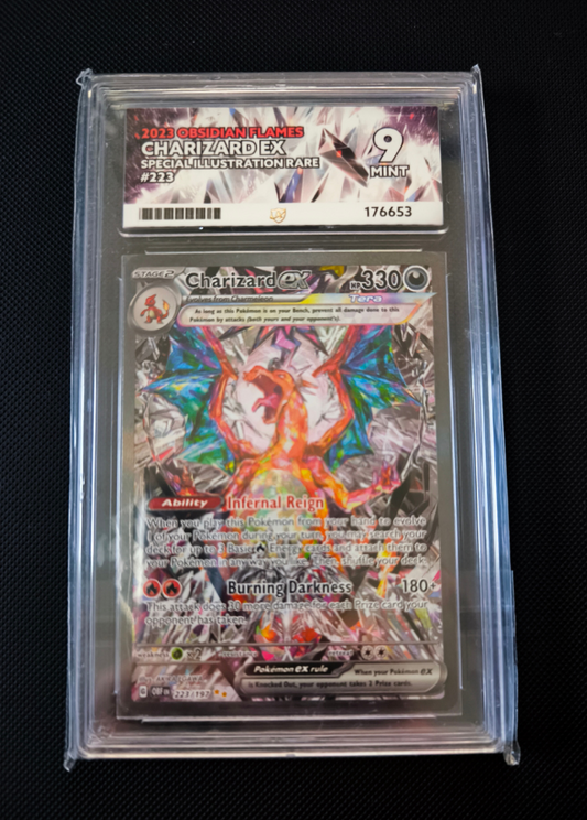 ACE LABEL - Charizard ex - 223/197 - Obsidian Flames - ACE 9