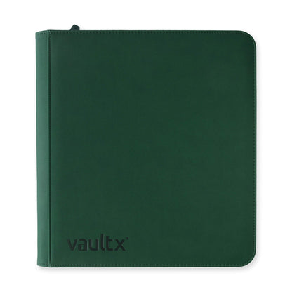 Vault X - 12-Pocket Exo-Tec® - Zip Binder - Forest Green