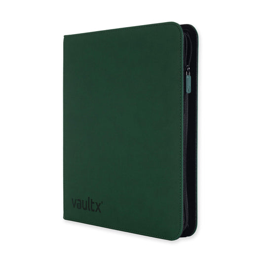 Vault X - 12-Pocket Exo-Tec® - Zip Binder - Forest Green