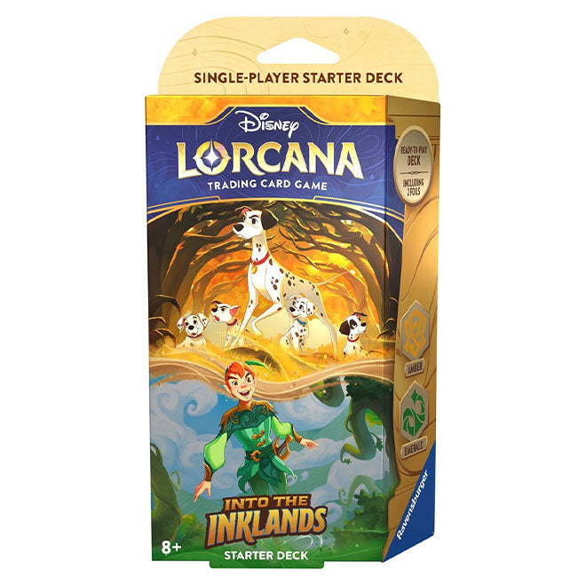 SALE: Disney Lorcana Trading Card Game - Starter Deck - Pongo & Peter Pan
