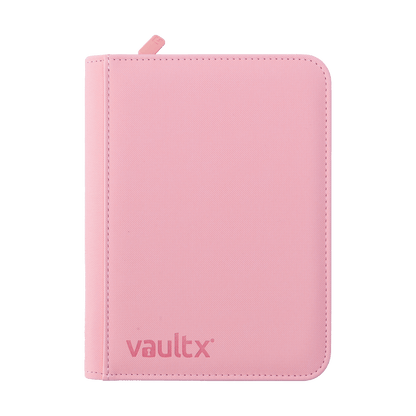 Vault X - 4-Pocket Exo-Tec® - Zip Binder - JUST PINK