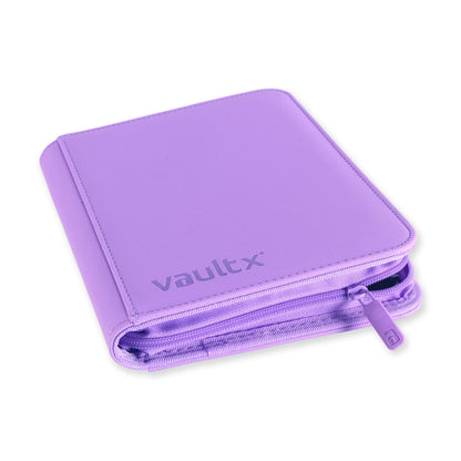 Vault X - 4-Pocket Exo-Tec® - Zip Binder - JUST PURPLE