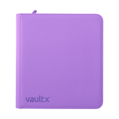 Vault X - 12-Pocket Exo-Tec® - Zip Binder - JUST PURPLE