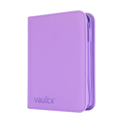 Vault X - 4-Pocket Exo-Tec® - Zip Binder - JUST PURPLE