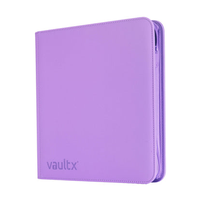 Vault X - 12-Pocket Exo-Tec® - Zip Binder - JUST PURPLE