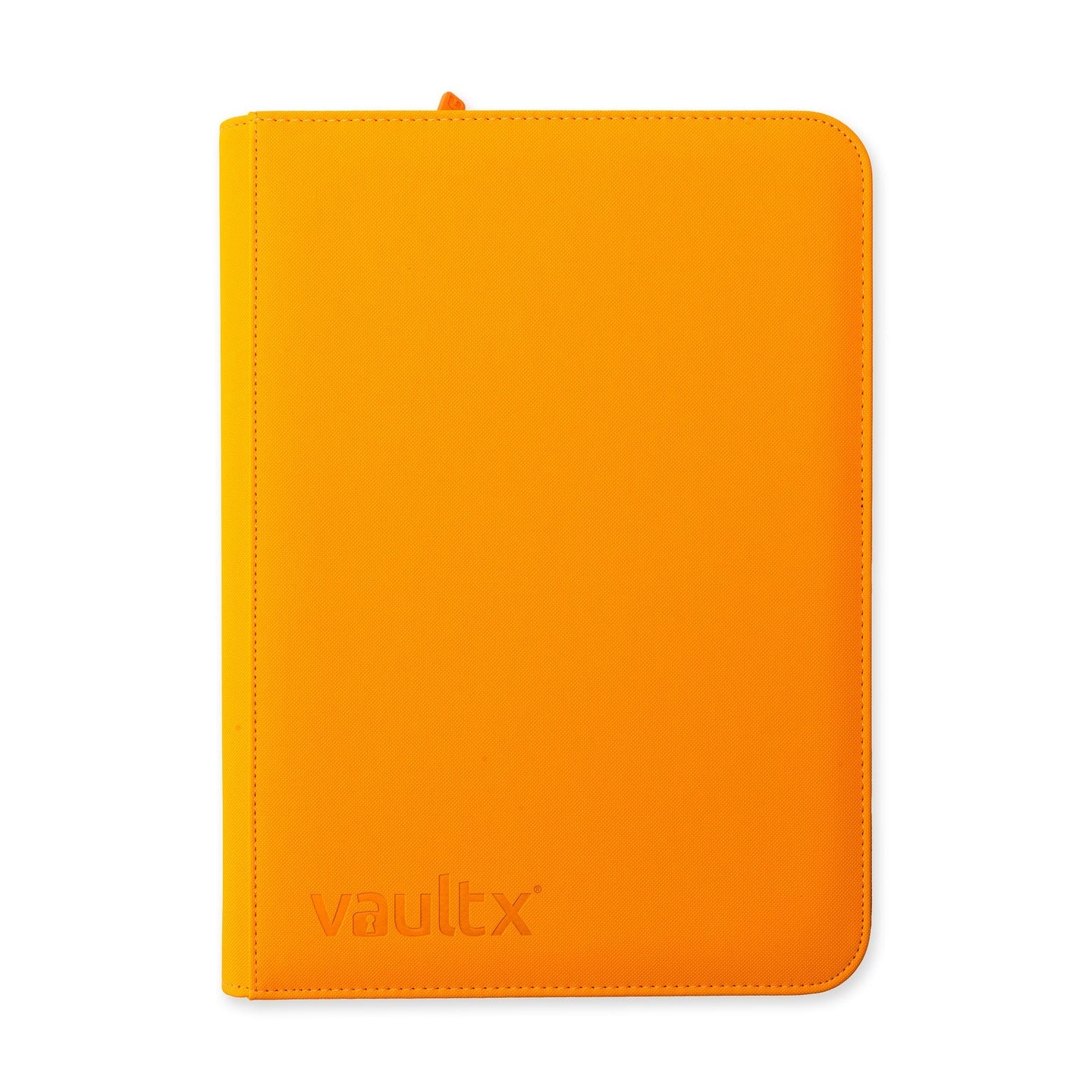 Vault X - 9-Pocket Exo-Tec® - Zip Binder - NEON ORANGE