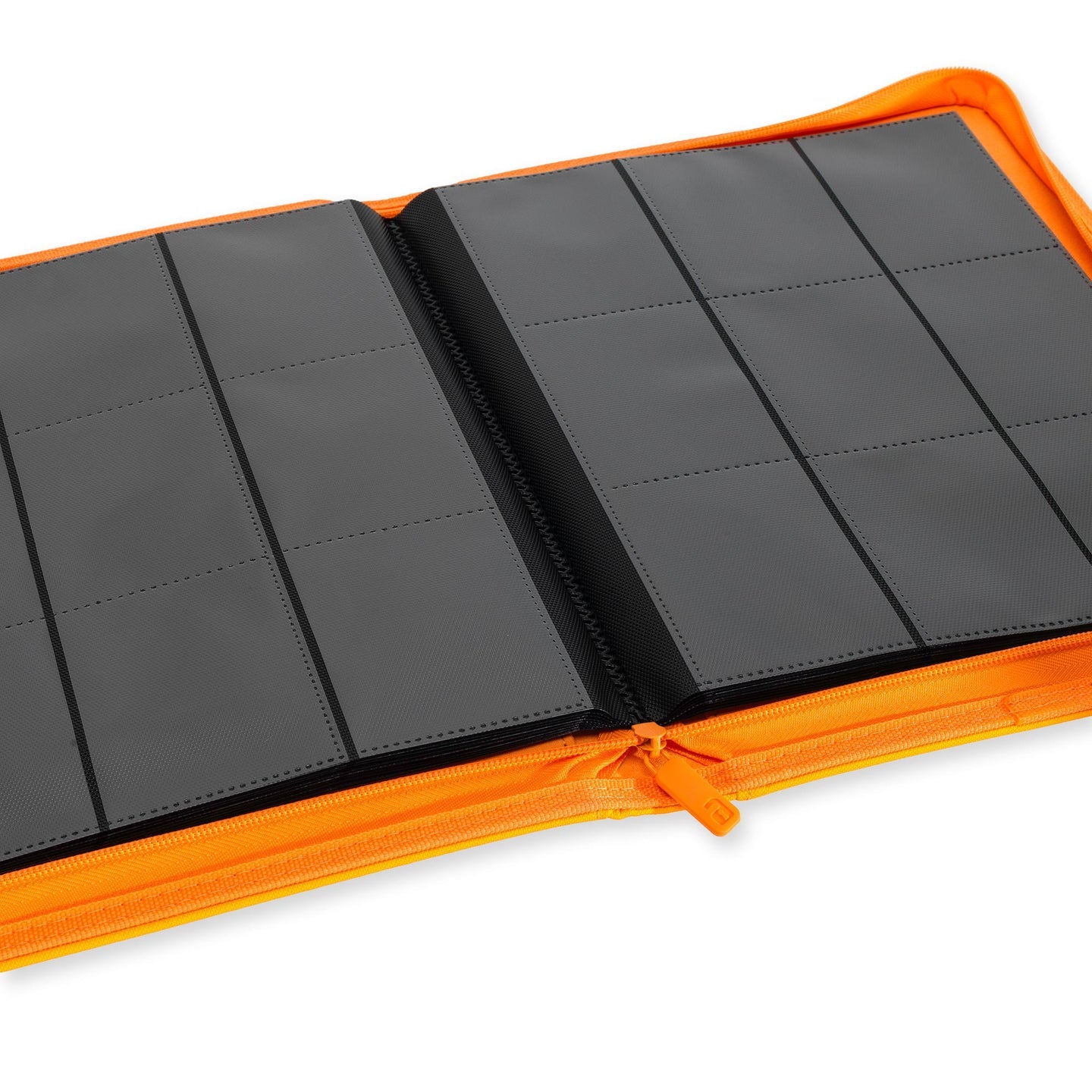 Vault X - 9-Pocket Exo-Tec® - Zip Binder - NEON ORANGE