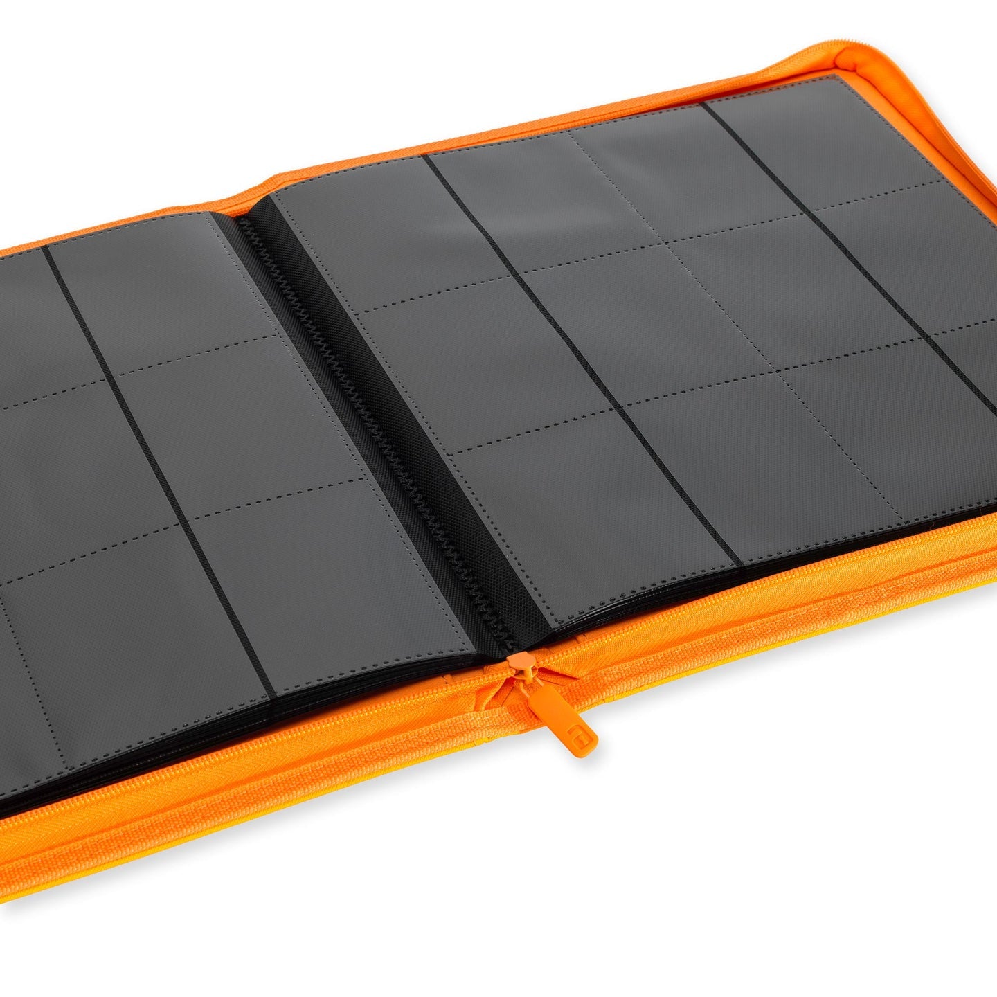 Vault X - 12-Pocket Exo-Tec® - Zip Binder - NEON ORANGE