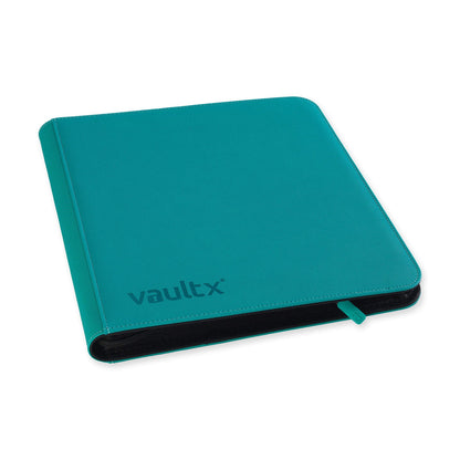 Vault X - 12-Pocket Exo-Tec® - Zip Binder - Ocean Blue