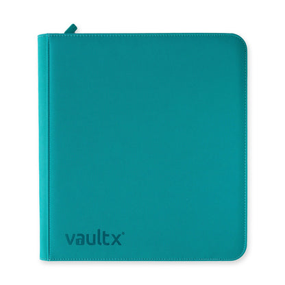Vault X - 12-Pocket Exo-Tec® - Zip Binder - Ocean Blue