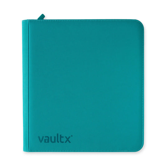 Vault X - 12-Pocket Exo-Tec® - Zip Binder - Ocean Blue