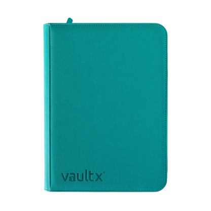 Vault X - 9-Pocket Exo-Tec® - Zip Binder - Ocean Blue