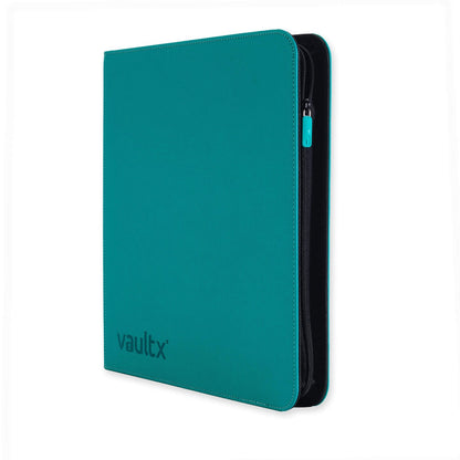 Vault X - 12-Pocket Exo-Tec® - Zip Binder - Ocean Blue