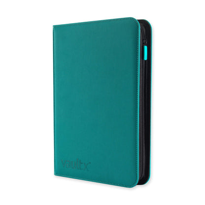 Vault X - 9-Pocket Exo-Tec® - Zip Binder - Ocean Blue