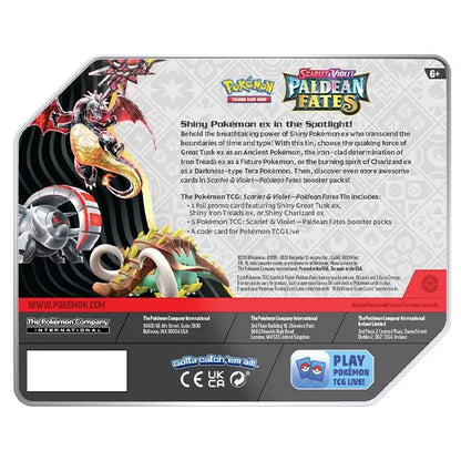 Pokemon: Scarlet & Violet 4.5: Paldean Fates –  7" Tin – Charizard