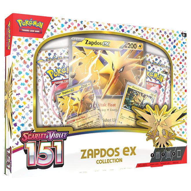 Pokemon TCG: Scarlet & Violet 3.5: 151 – Zapdos ex Collection