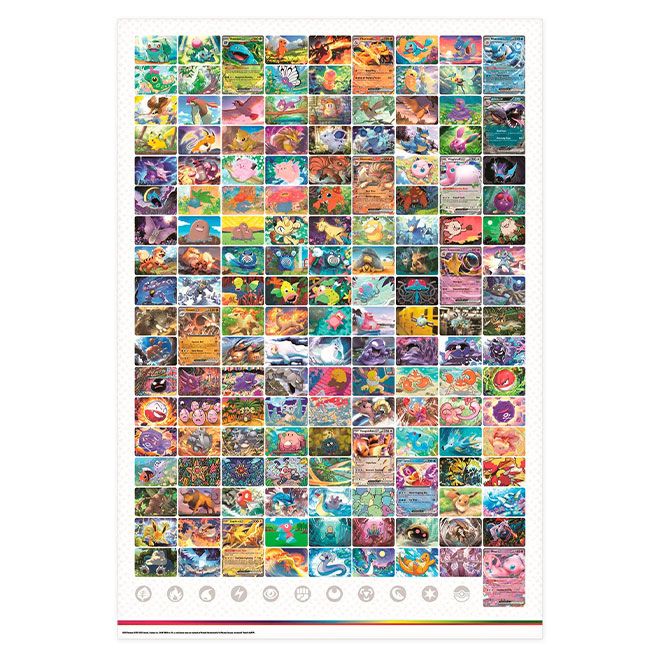 Pokemon TCG: Scarlet & Violet 3.5: 151 – Poster Collection
