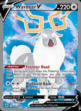 Pokemon Singles - Astral Radiance - Wyrdeer V 180/189