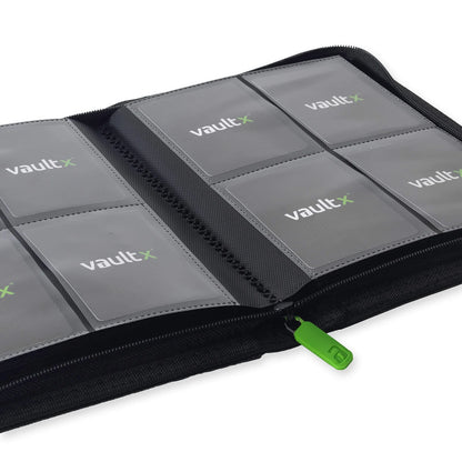 Vault X - 4-Pocket Exo-Tec® - Zip Binder - Black