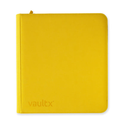 Vault X - 12-Pocket Exo-Tec® - Zip Binder - Sunrise Yellow