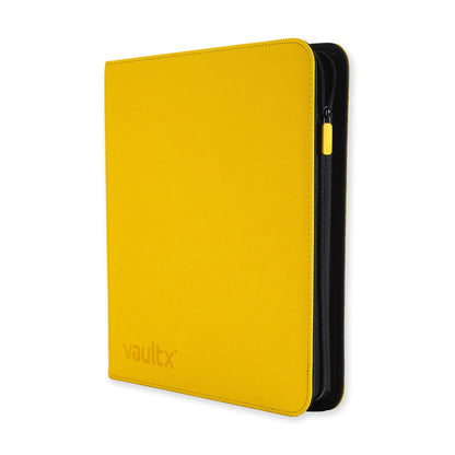 Vault X - 12-Pocket Exo-Tec® - Zip Binder - Sunrise Yellow