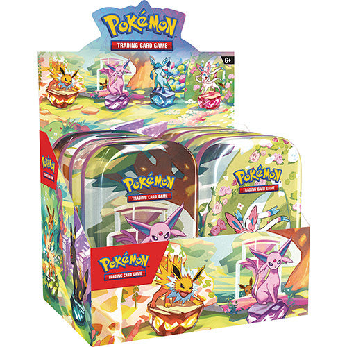 PRE-ORDER: Pokemon - Scarlet & Violet 8.5 - Prismatic Evolutions - Mini Tin - Case (8)