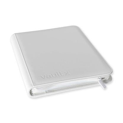 Vault X - 9-Pocket Exo-Tec® - Zip Binder - WHITE EDITION