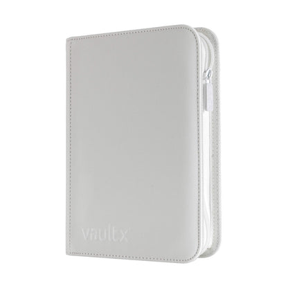 Vault X - 4-Pocket Exo-Tec® - Zip Binder - WHITE EDITION