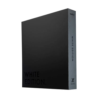 Vault X - 12-Pocket Exo-Tec® - Zip Binder - WHITE EDITION