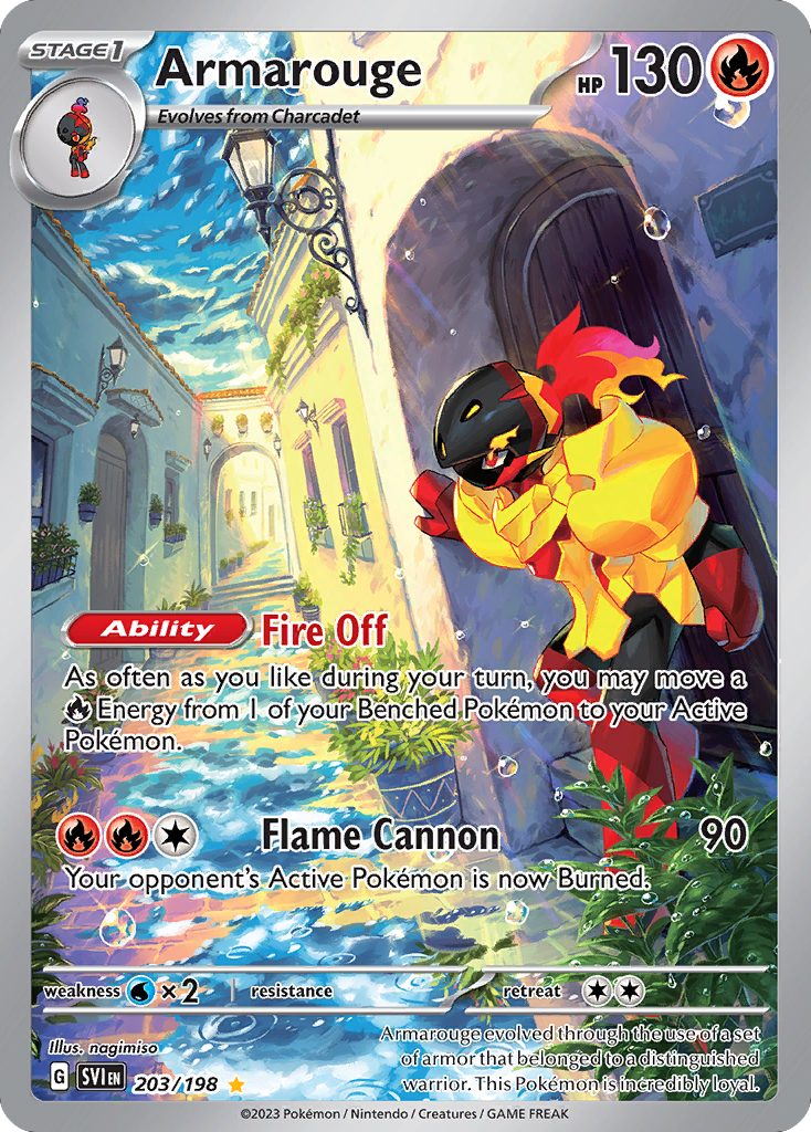 Pokemon Singles - Scarlet & Violet - Armarouge 203/198