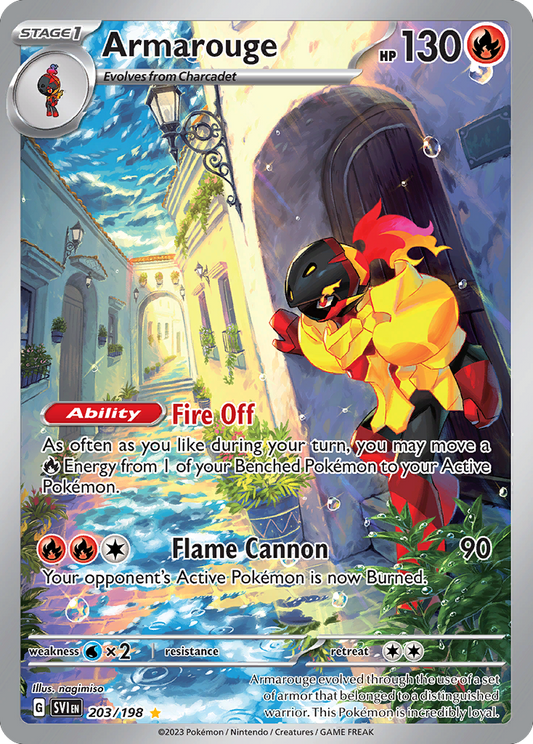 Pokemon Singles - Scarlet & Violet - Armarouge 203/198