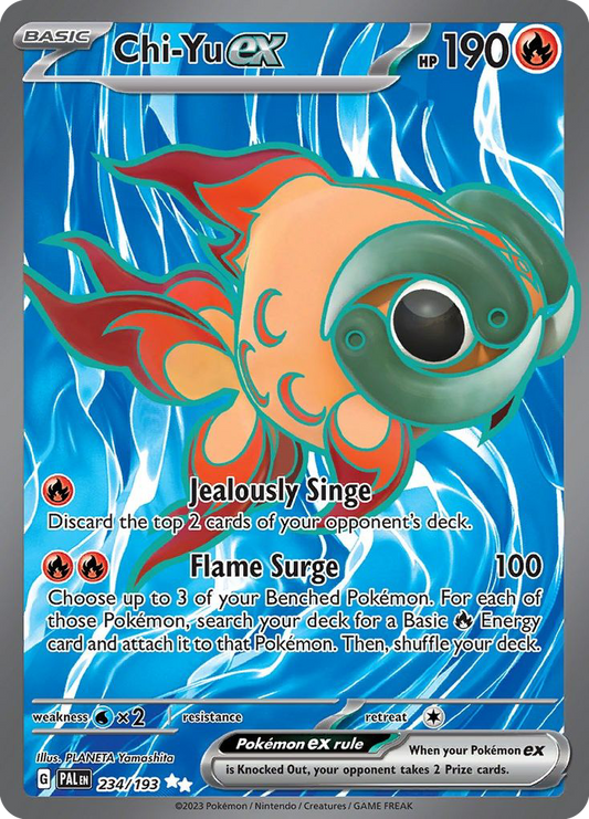 Pokemon Singles - Paldea Evolved - Chi-Yu ex 234/193