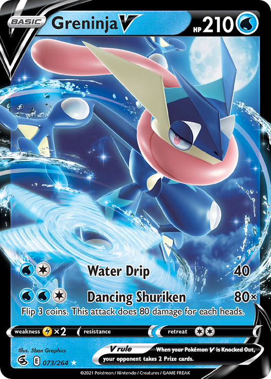 Pokemon Singles - Fusion Strike - Greninja V 073/264