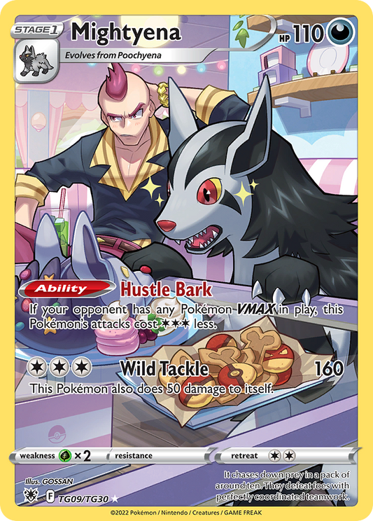 Pokemon Singles - Astral Radiance Trainer Gallery - Mightyena TG09/TG30