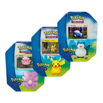 Pokemon -  GO Tin Pikachu, Snorlax or Blissey