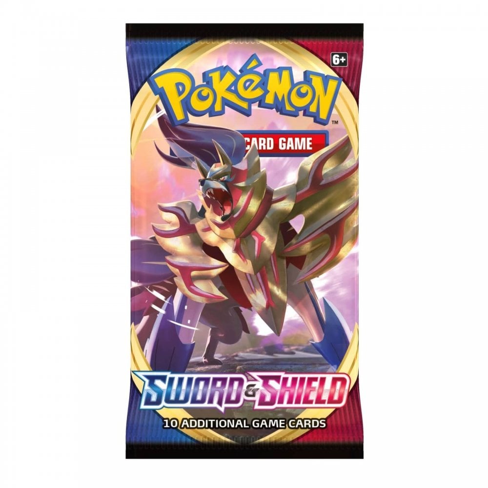 Pokemon Sword and Shield Base Set Booster Pack (10 Cards)